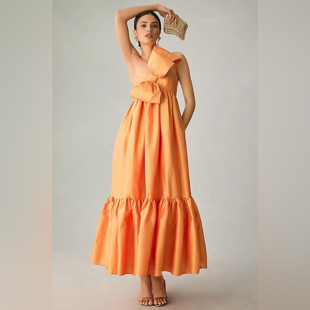 Anthropologie Atsu Sally Bow Midi Dress- NWT